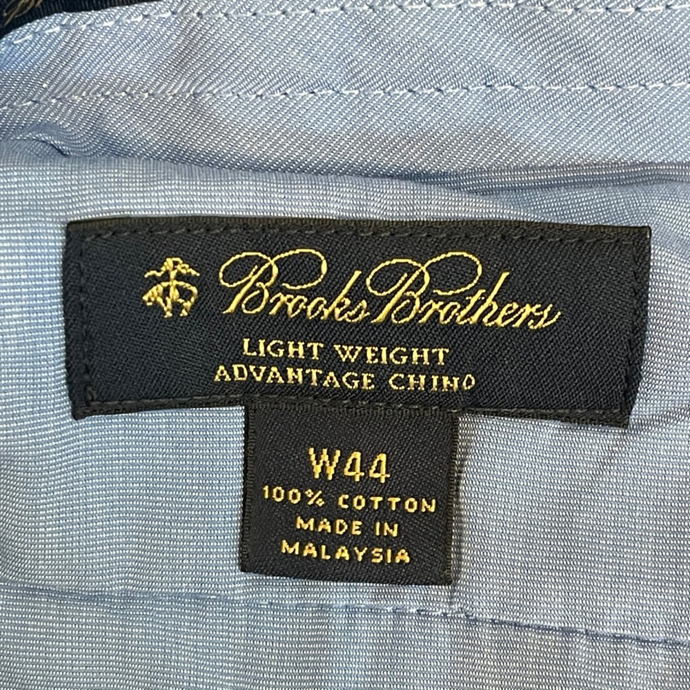 Brooks Brothers Light Weight Advantage Chino Shorts Mens 44 Cotton Pleated Khaki - Picture 2 of 8